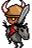 Human knight unit