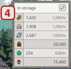 The Village production and storage