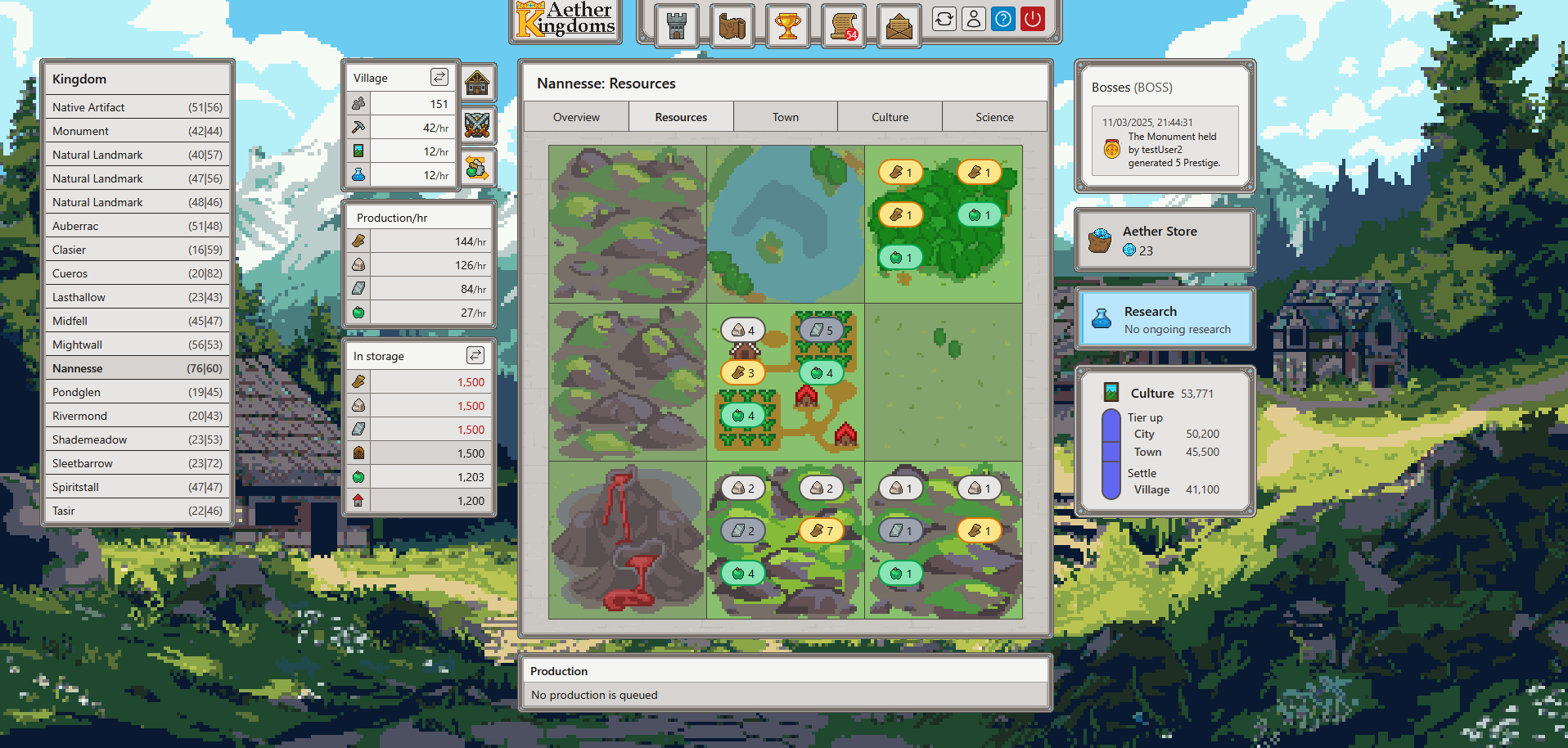 Screenshot of the game in Alpha 2