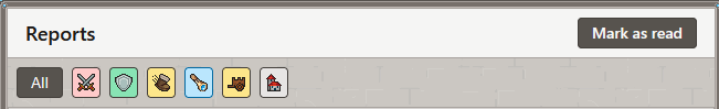 Report filtering options